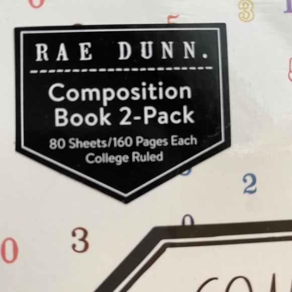 NWT Rae Dunn composition notebook set - Picture 4 of 4